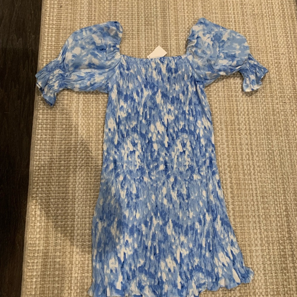 NWT faithful the brand blue dress size XS